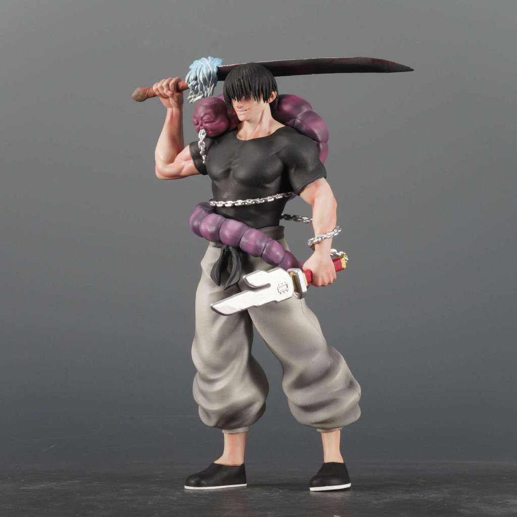 Zhongkaihua Figure anime Gojo Satoru/Fushiguro Toji Figura 10 cm PVC Modello Action Figure Anime Statua Ornamenti Desktop Decorazioni