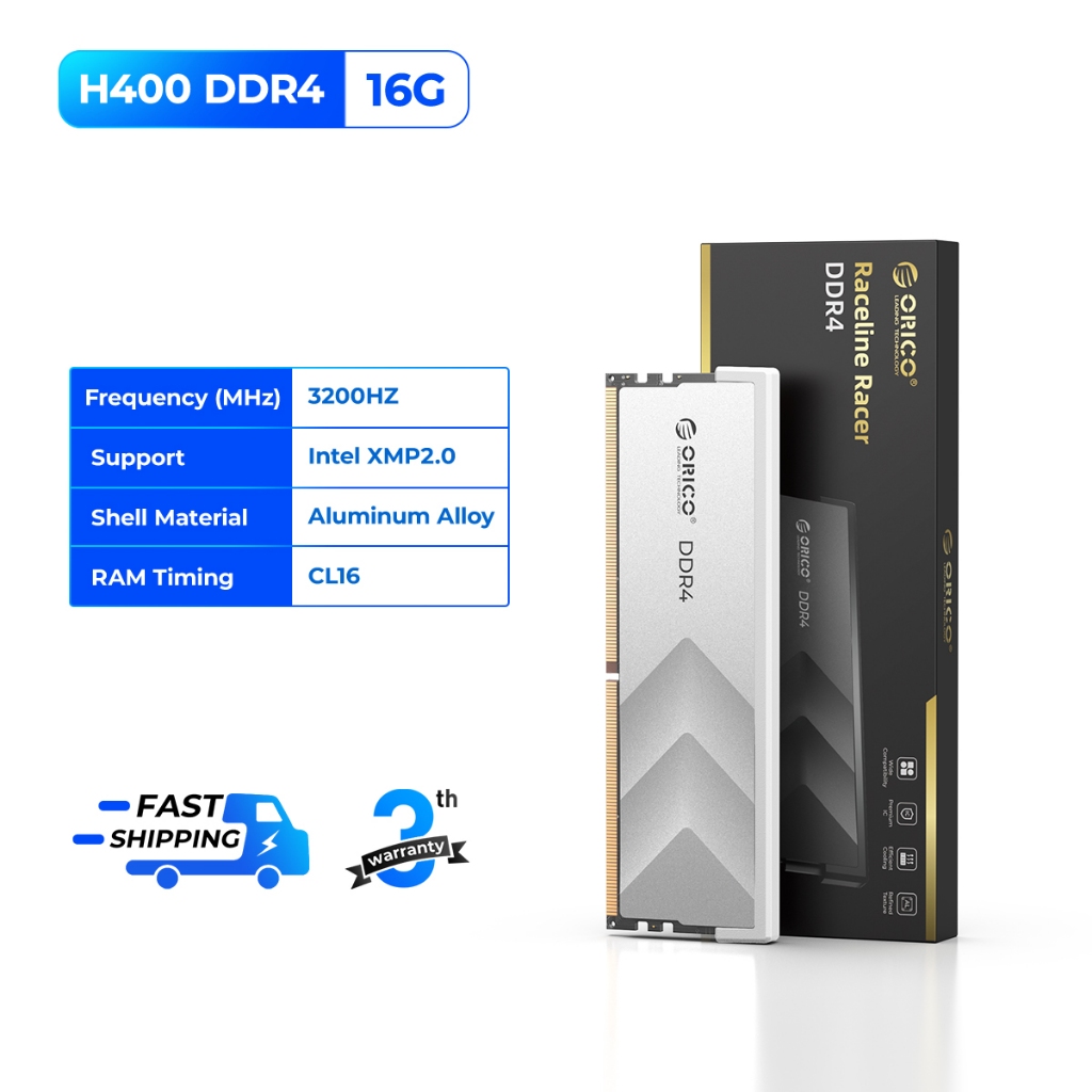 orico DDR4 16GBメモリ3200MHz 8GB2枚 DDR4メモリ (16GB×2枚組