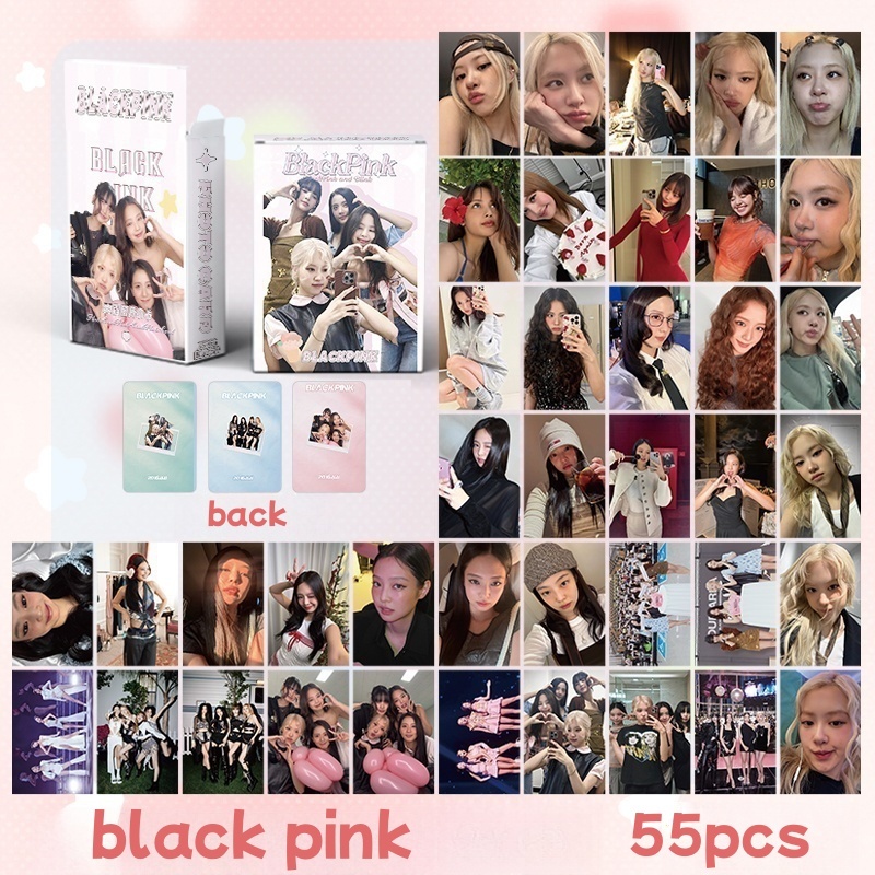 UZSXHJ Kpop BP Lomo Cards Lot De 165 Cartes Photo Lomo BP Mini Lomo