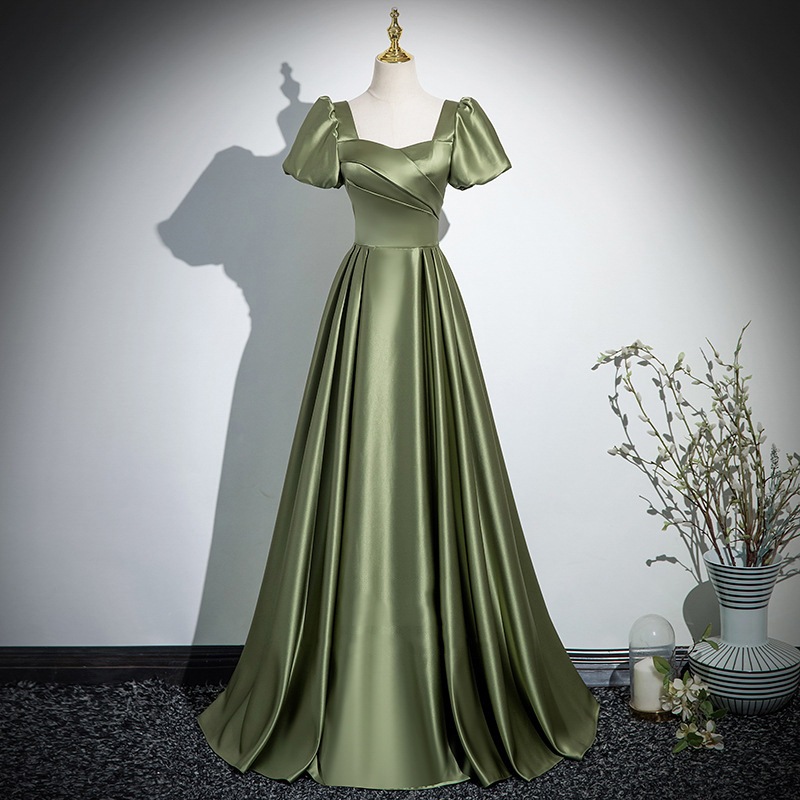 sex formal dress Sex A-Line Satin V Neckline Long White Backless Evening Prom Dresses, Long  Party prom dresses, MR7128 main image 0