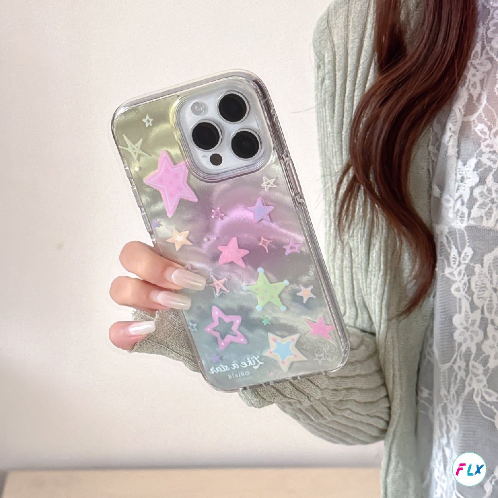 IMD case For iPhone 16 15 14 13 Pro Max case Colorful Star | Shopee ...