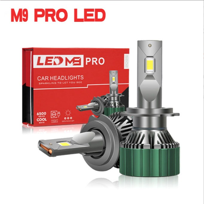 2PCS 120W 20000LM M9 PRO Car LED Headlight Canbus 3570 CSP Chips H11 H7 ...