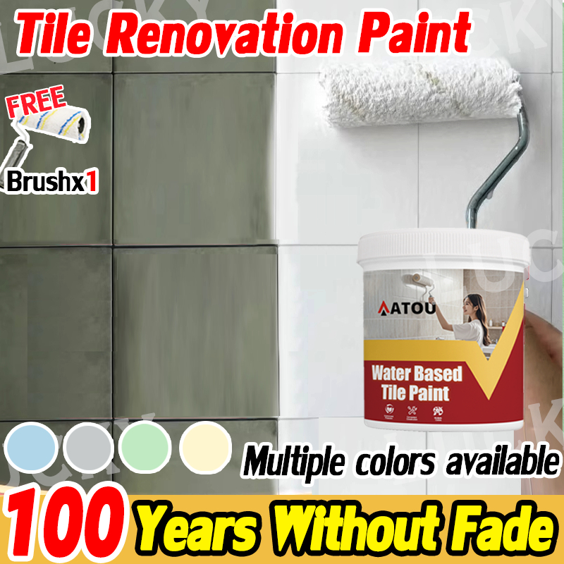 Tile Paint Tile Renovation Paint Bathroom/Floor Tiles Waterborne Tile ...