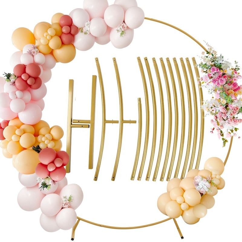 1.8/2/2.2m Circular Metal Stand Round Balloon Arch Stand Wedding ...