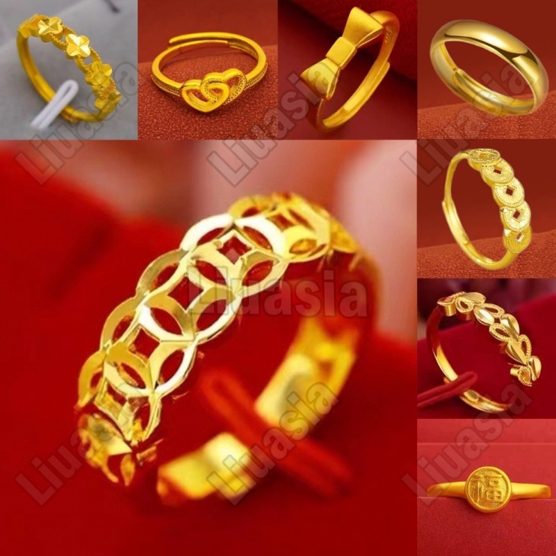 Money catcher ring Money Coin Ring Adjustable lucky ring Ladies Gold ...