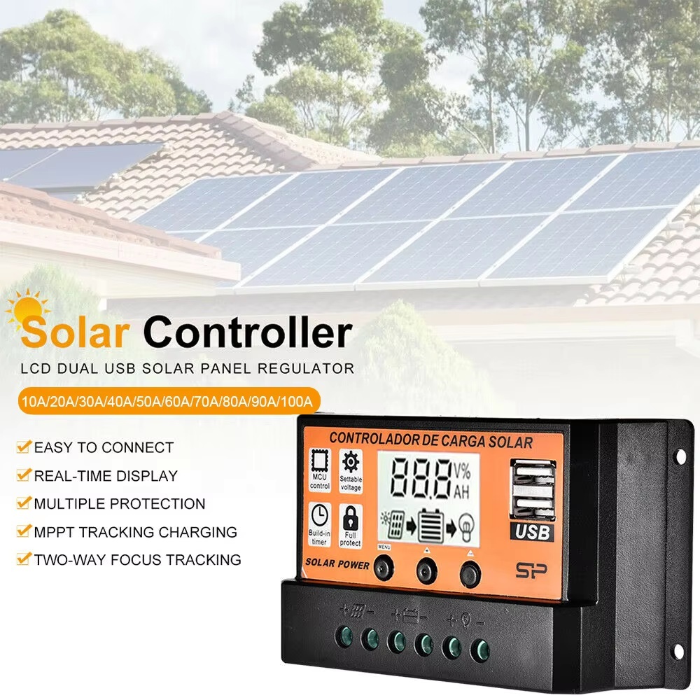 PWM Solar Charge Controller 10A 20A 30A 12v 24V Solar Controller Solar ...