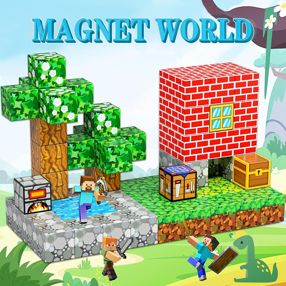 Magnetic Blocks 100PCS For Girls 3+ | STEM Building Toys With Princess Theme – Sensory Play & Creative Gift