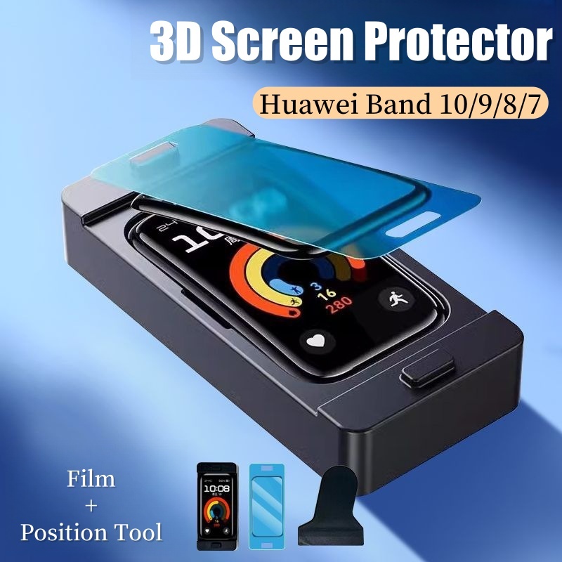 3Pcs Easy Installation Screen Protector For Huawei Band 10 9 8 7 Honor ...