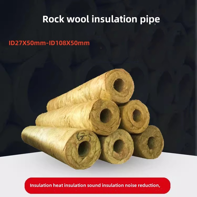 Sound absorption and insulation rock wool pipeline insulation pipe A ...