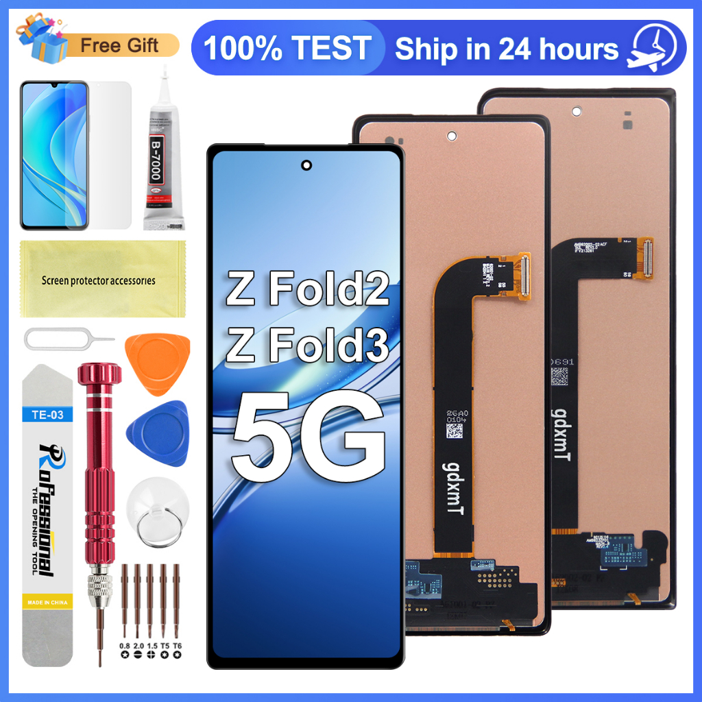 For Samsung Galaxy Z Fold 2 3 5G LCD External Display Touch Screen ...