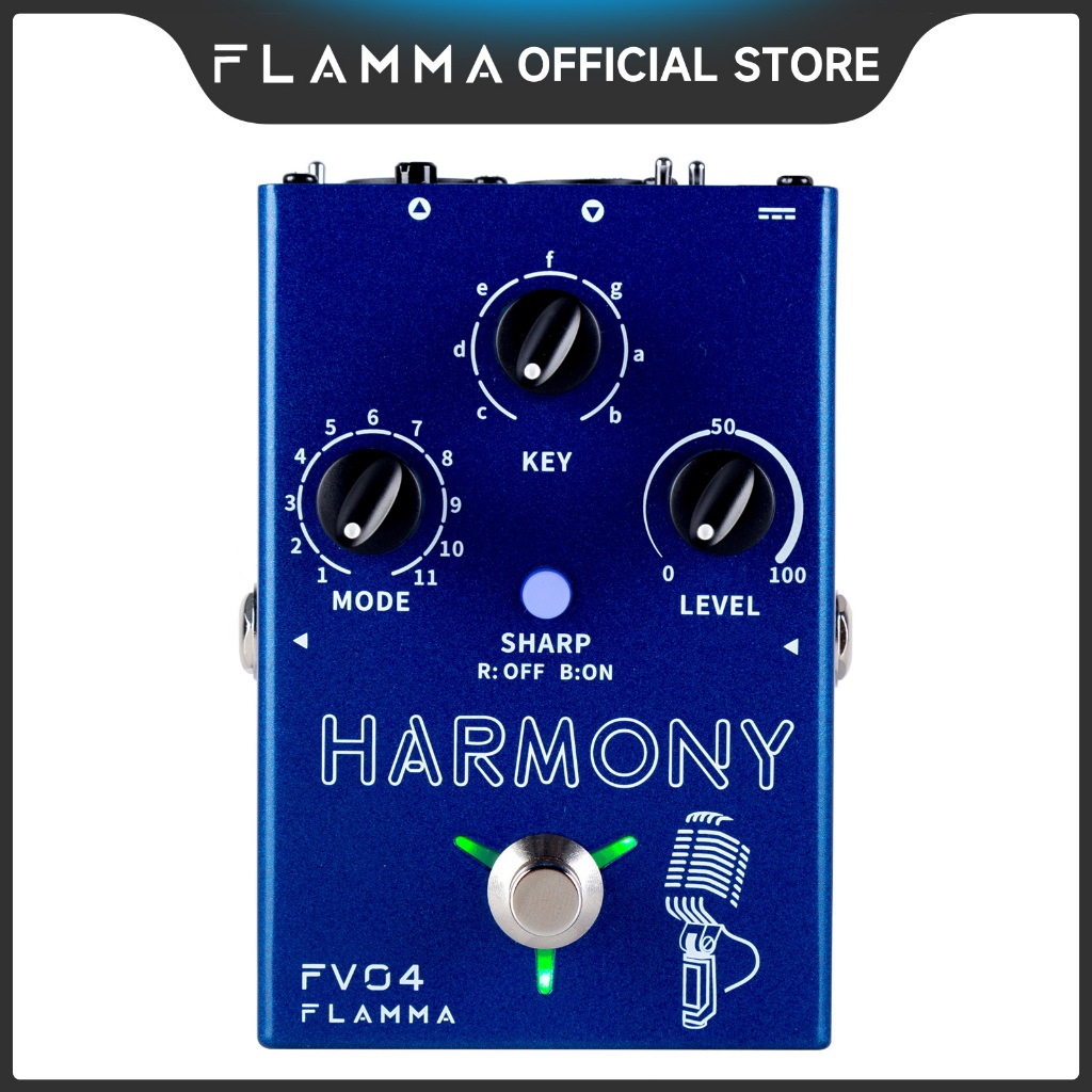FLAMMA FV04 Vocal Harmony Pedal Vocal Effects Processor Stompbox Voice ...