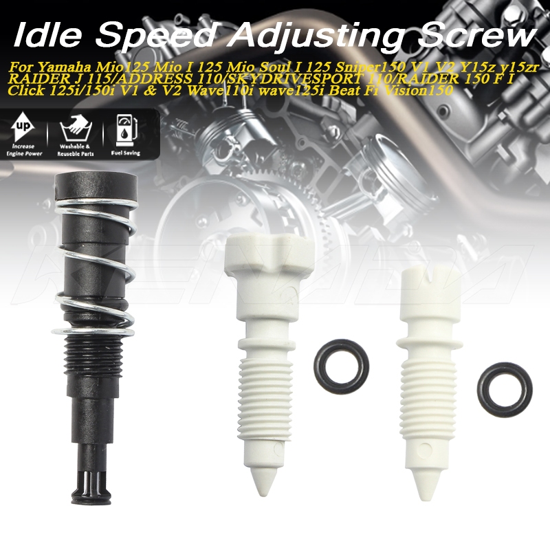 Motorcycle Throttle Body Idle Speed Adjusting Screw kit For Yamaha ...