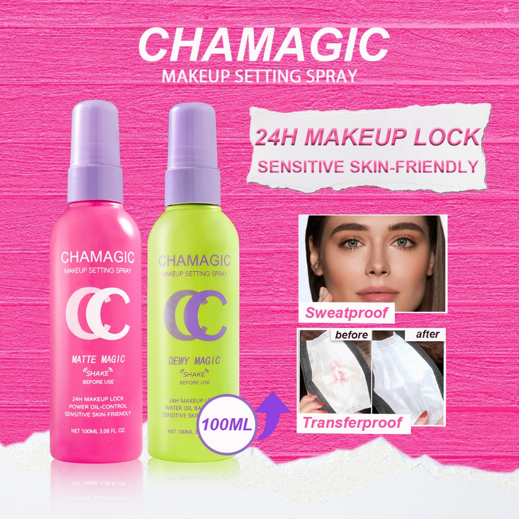 Chamagic 100mL Makeup Setting Spray lasting matte finish Waterproof ...