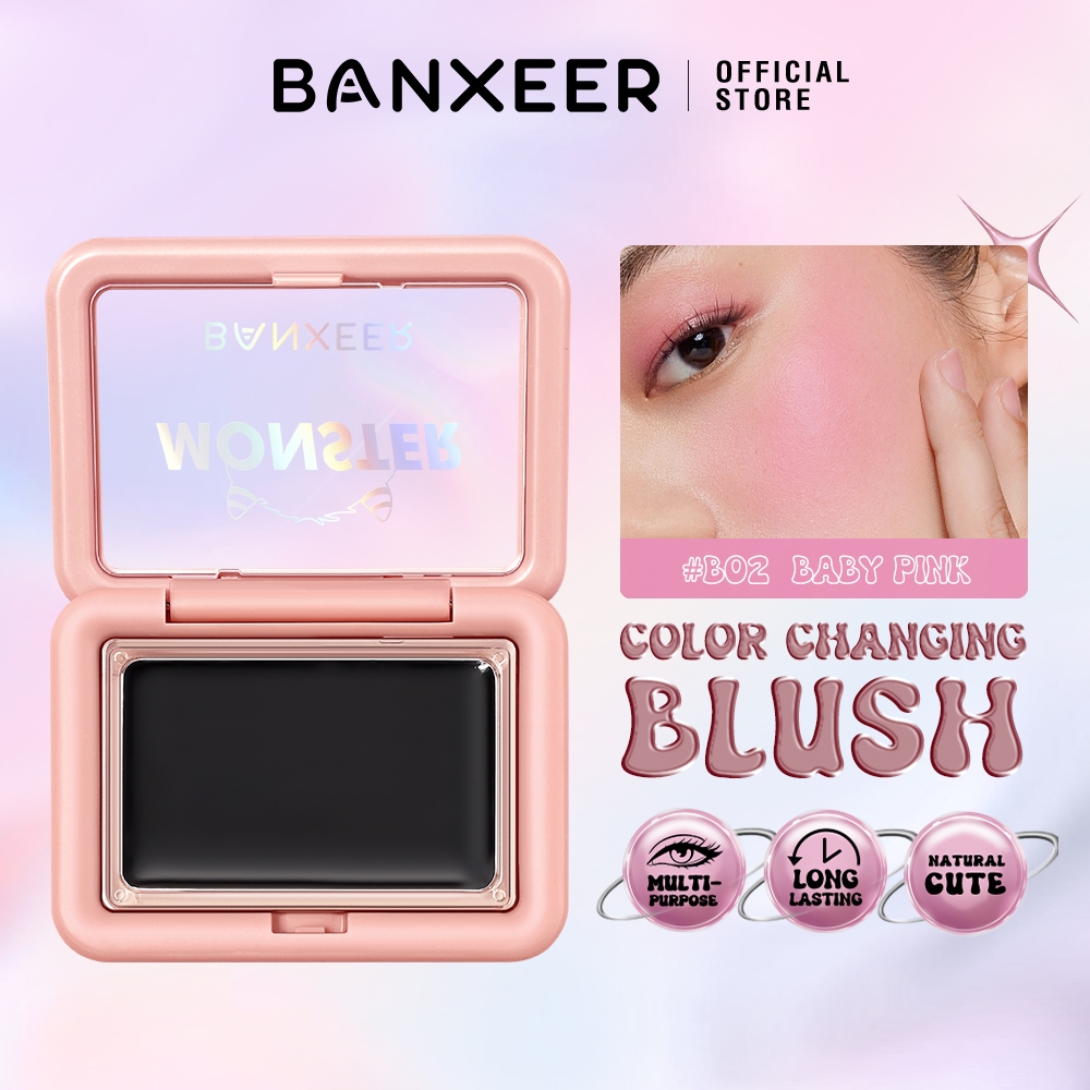 BANXEER Color Changing Blush Lasting Waterproof Hydrating Gloss Lip ...