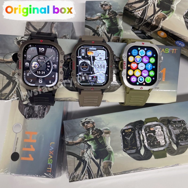 2025 New Outdoor Women Men Smart Watch Bluetooth Call H11 Smartwatch ...