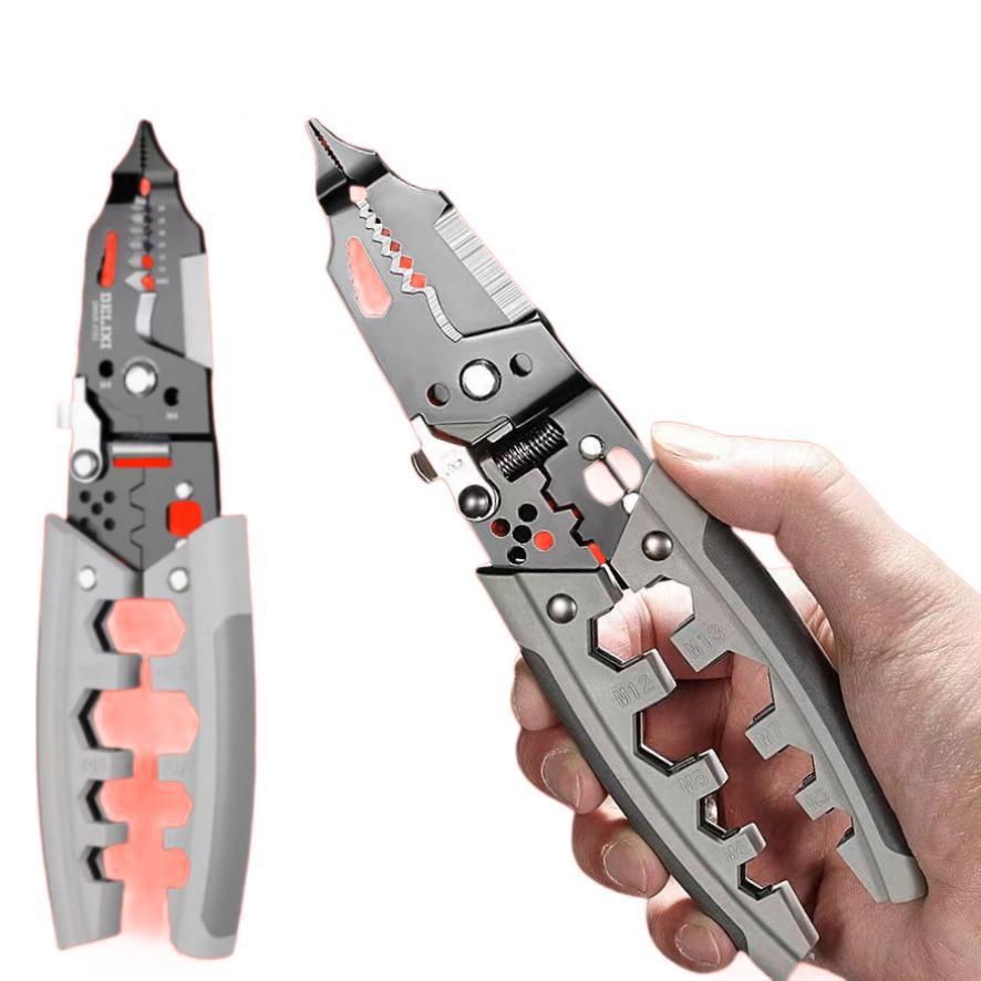 8-inch Professional Wire Stripper crimping tool wire cutter And Multi ...