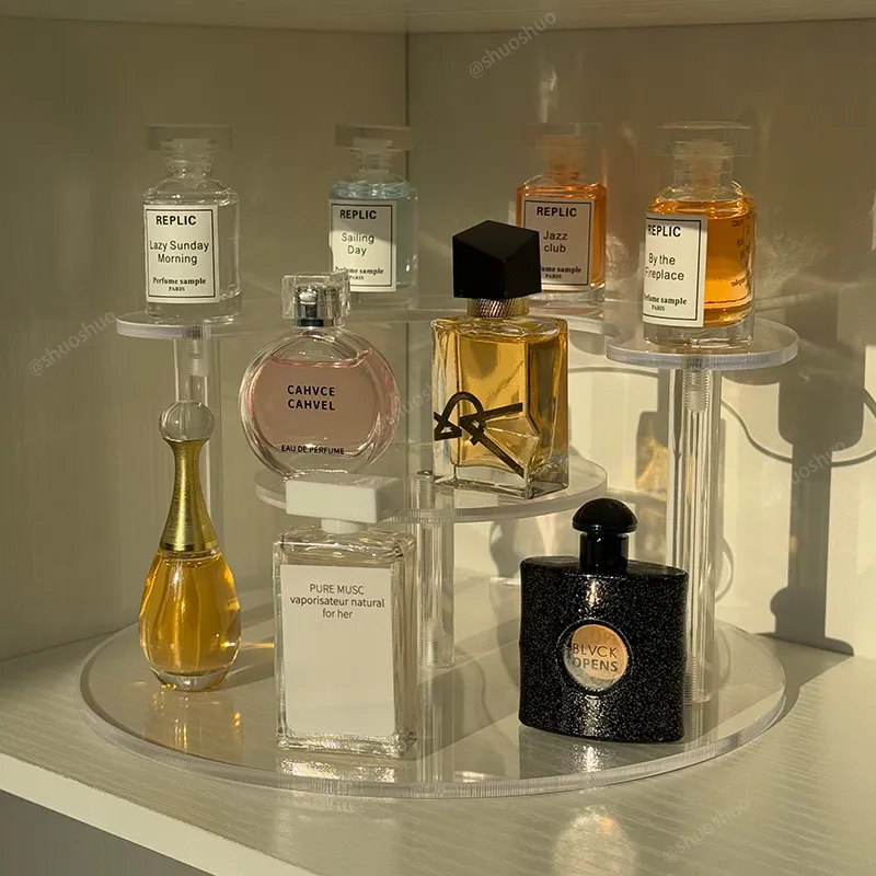 Perfume Rack Ladder Cosmetic Storage Rack Display Rack Desktop Lipstick ...