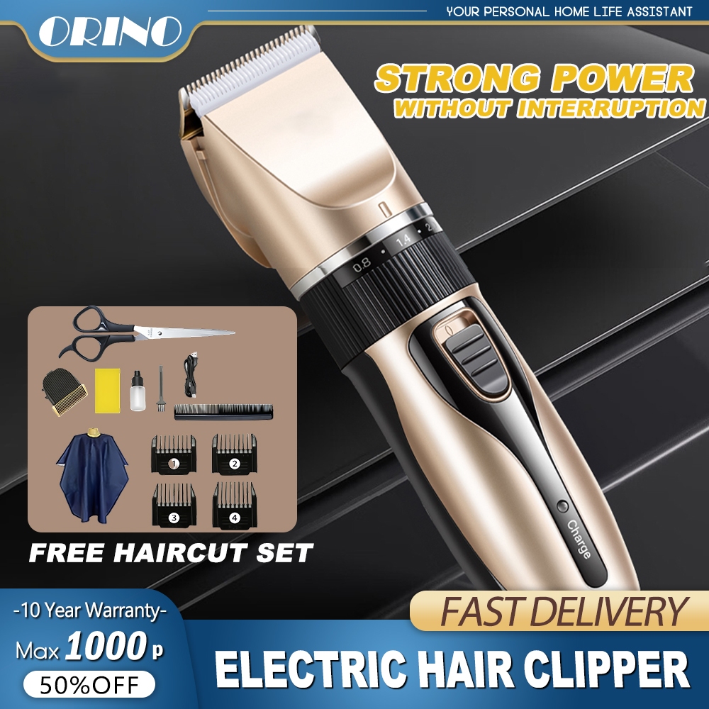 ORINO Razor Hair Clippers Cordless professional Razor USB Rechargeable ...