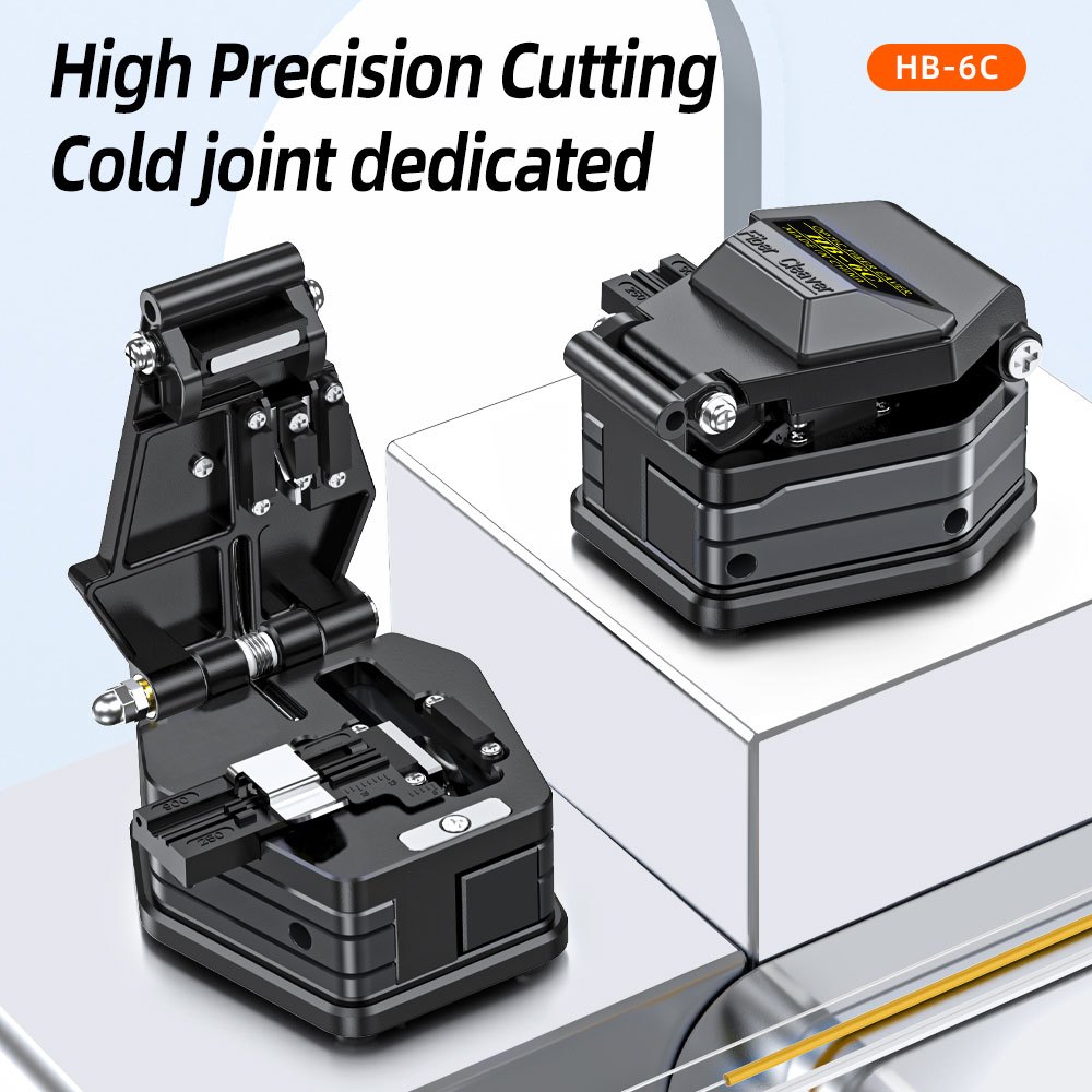 HB-6C New FTTH High Precision cutting tool Optical Fiber Cleaver Cable ...
