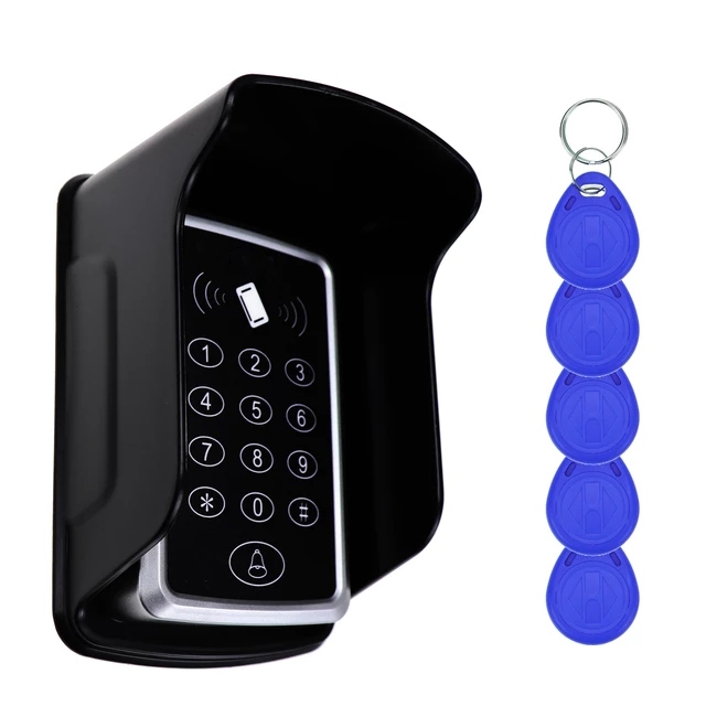 125KHz RFID Access Control Keypad EM Card Reader Door Access Control ...