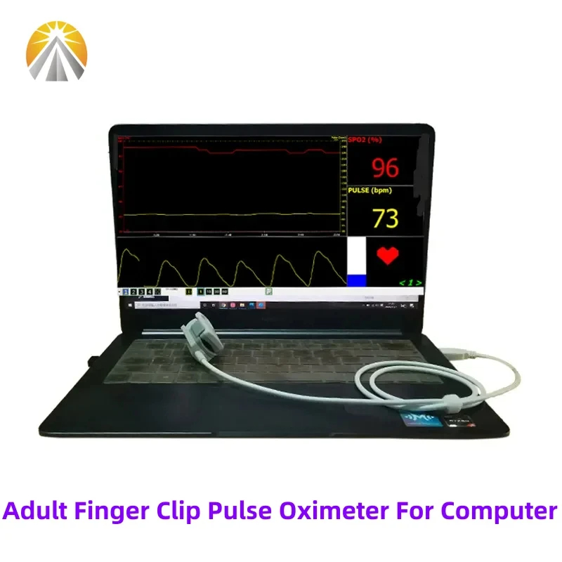 Portable USB to PC / Mobile PhoneBased Reusable Pulse Oximeter Oximetry ...
