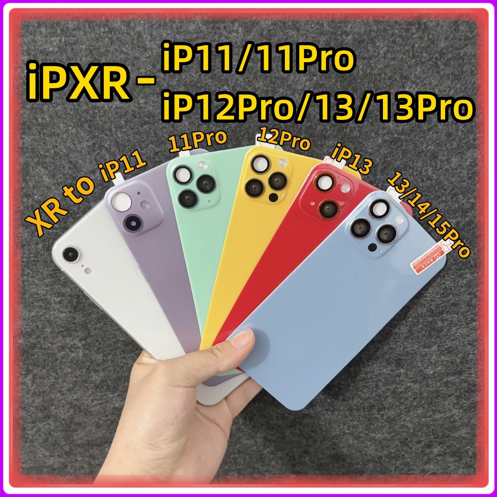 Back protective Stickers For iPhone XR Upgrade to iPhone 11 11Pro 12 ...