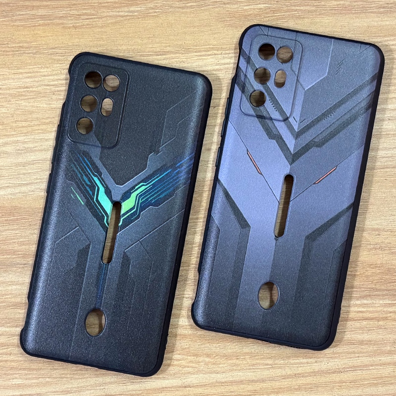 For Nubia Red Magic 6R Case Black Soft TPU Matte Case For Nubia ...