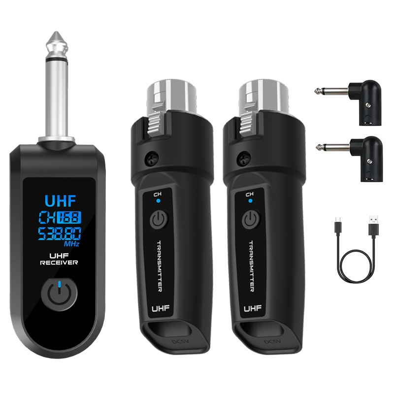 2.4Ghz Wireless Transmitter Receiver Microphone System for Dynamic Mic ...