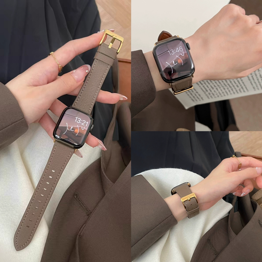 GUESS Women's Leather Strap for Apple Watch 38MM-40MM main image 1