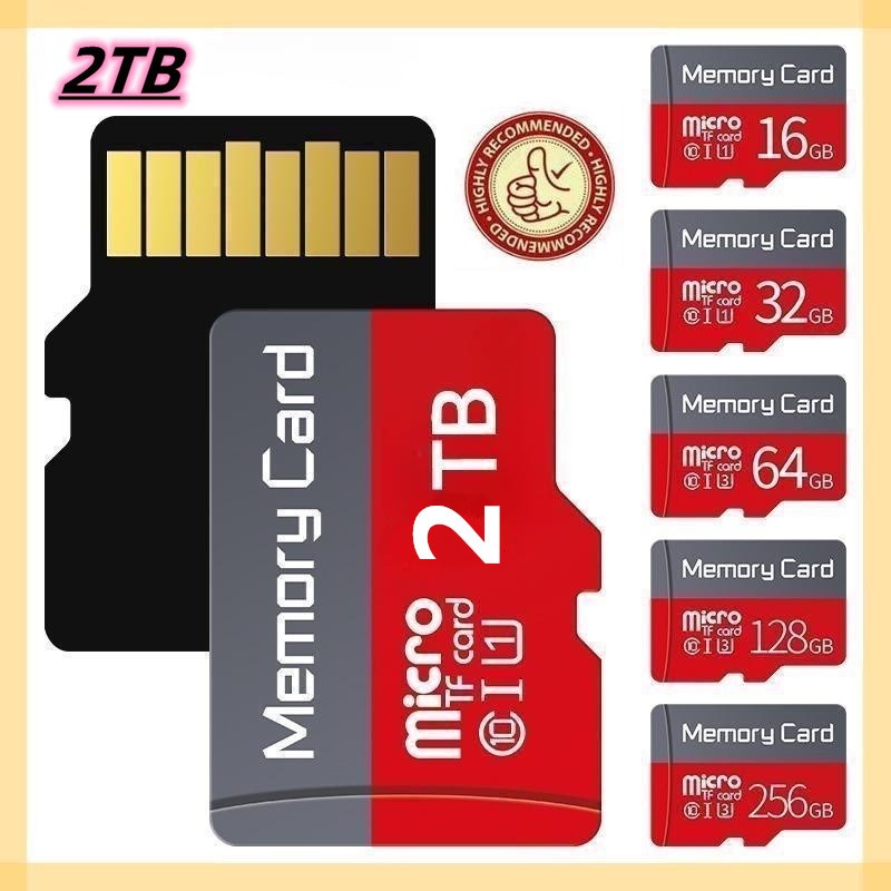 2TB Micro SD Memory Card - High-Speed Class 10, A2 Rating For Phones, Tablets & Cameras (UK)