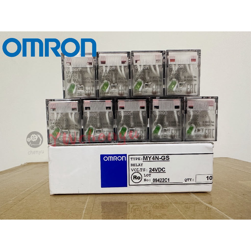 OMRON Middle Relay MY2N-GS MY4N-GS DC24V 8 Pins 14 Pins AC220V New ...