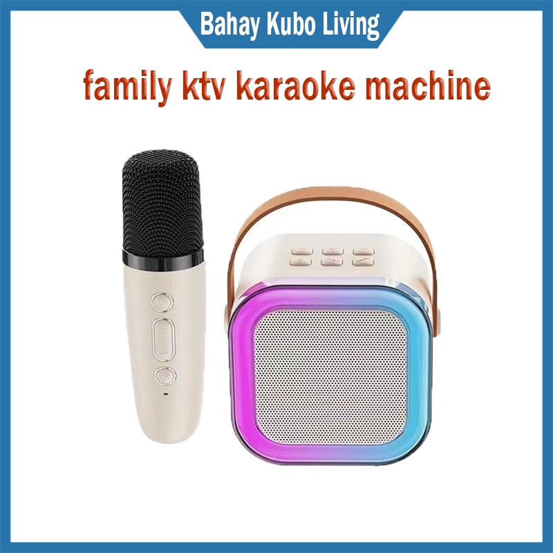K12 Mini Karaoke Wireless Audio Speaker Bluetooth Microphone Portable ...