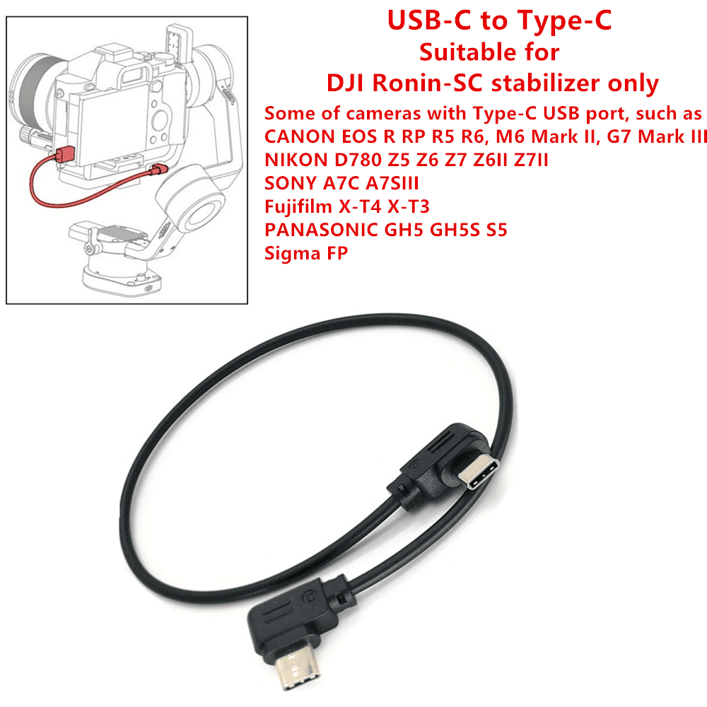 Type-C Multi-Camera Control Cable for DJI Ronin-SC R RP R5 R6 Z6 Z7 II ...