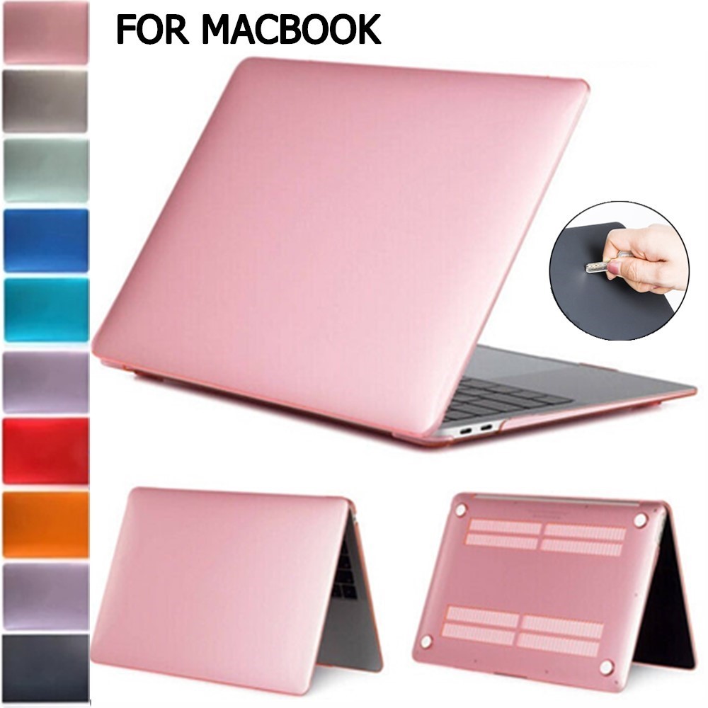For Apple Macbook Air 13 inch A1466/A1369 Glossy Crystal Hard PC Shell  Clear Shockproof Case Cover Skin