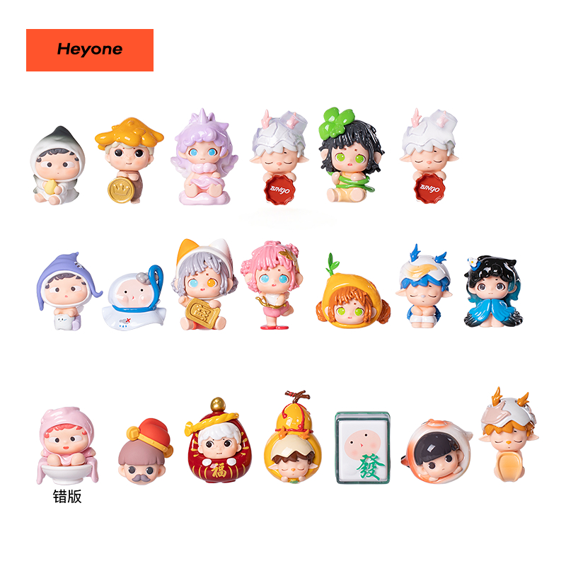 Heyone MINI Good Luck Manufacturer Series Figure Mystery Box Blind Box ...