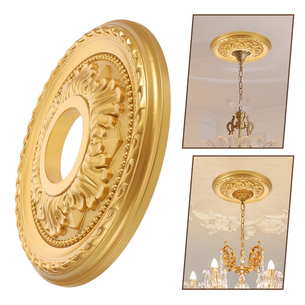 Light Ceiling Medallion Chandelier for Home Bedroom Living Room Gold ...