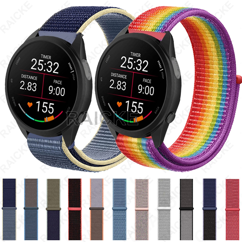 Lot De 3 Bracelets En Nylon Élastique 20mm Pour Montres Connectées (Garmin, Samsung, Amazfit, Coros...) - 10