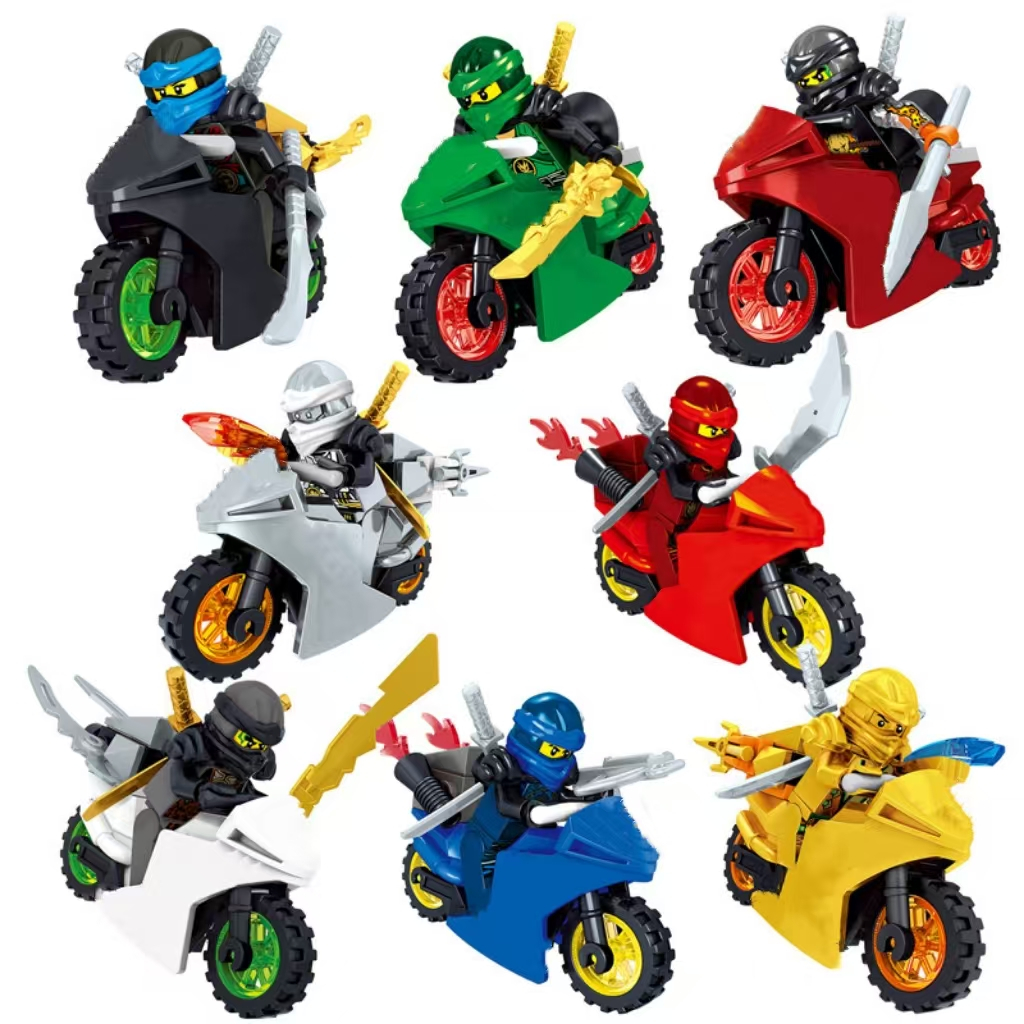 ((New Generation) Phantom Ninja Series Eight Motorcycles and Characters ...