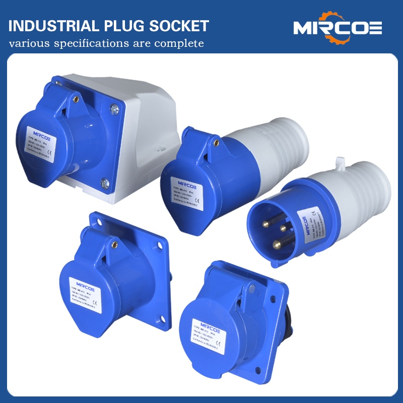 MIRCOE Original genuine product 16A 3P IP44 200-250V Industrial Plug A ...