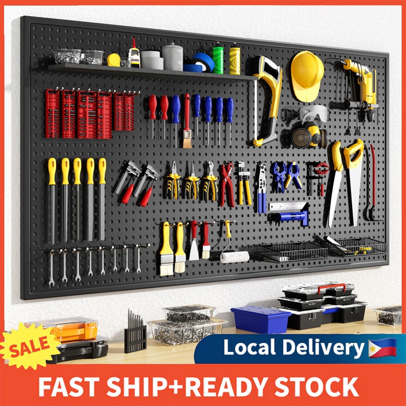 Steel Pgoad Organier Wall Shelf - Heavy Dty Tool Strae for Ktcen, Gaage ...
