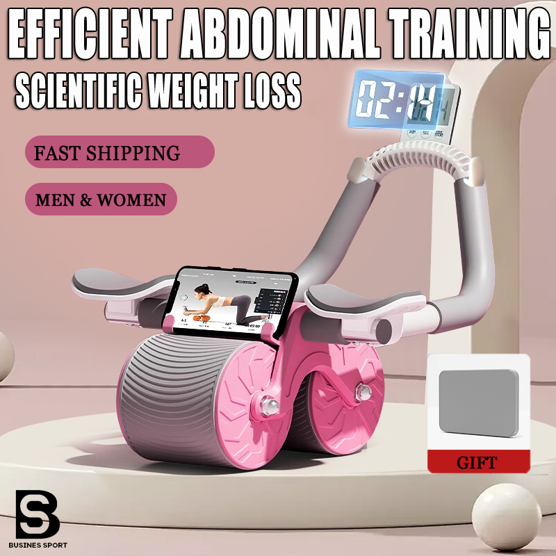 Two wheeled home multifunctional fitness roller fitness equipment ...