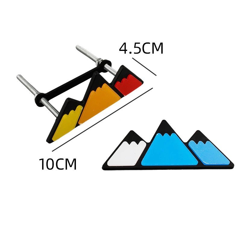 For Toyota TACOMA 4RUNNER TUNDRA, ABS New Grille Three-Color Emblem ...