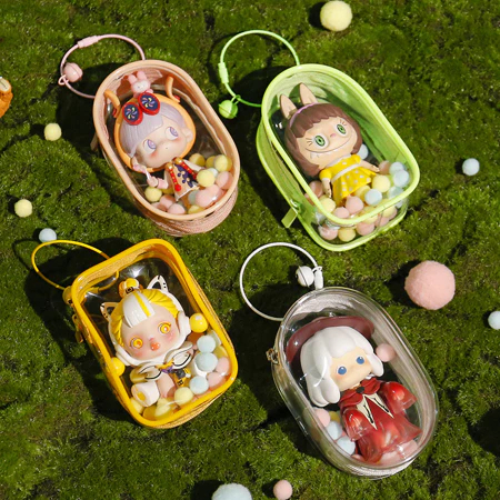 Pvc Three-dimensional Bag Pop Mart Walking Baby Bag Closed
