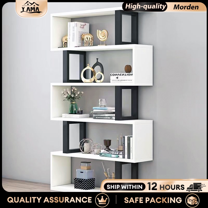 Bookshelf Storage Rack Living Room partition Storage Cabinet Multi ...