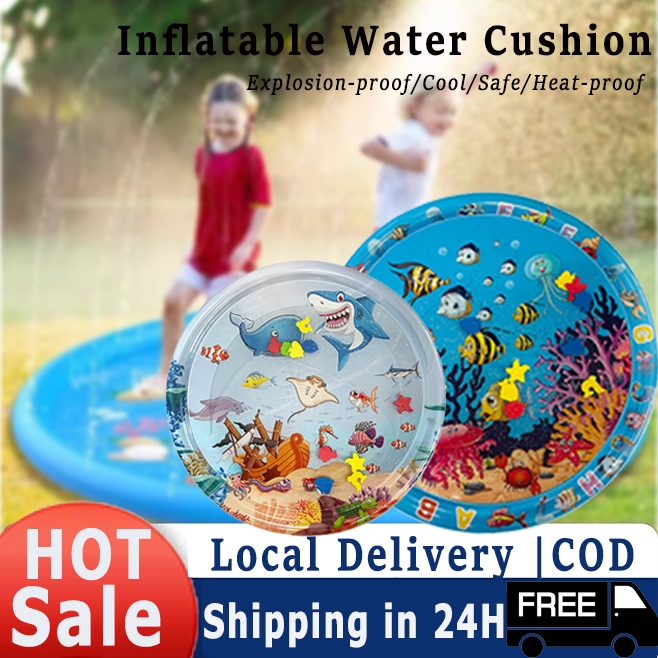 【Local Delivery COD】1PC Splash Pad for Kids Outdoor Water Toys Chilfren ...