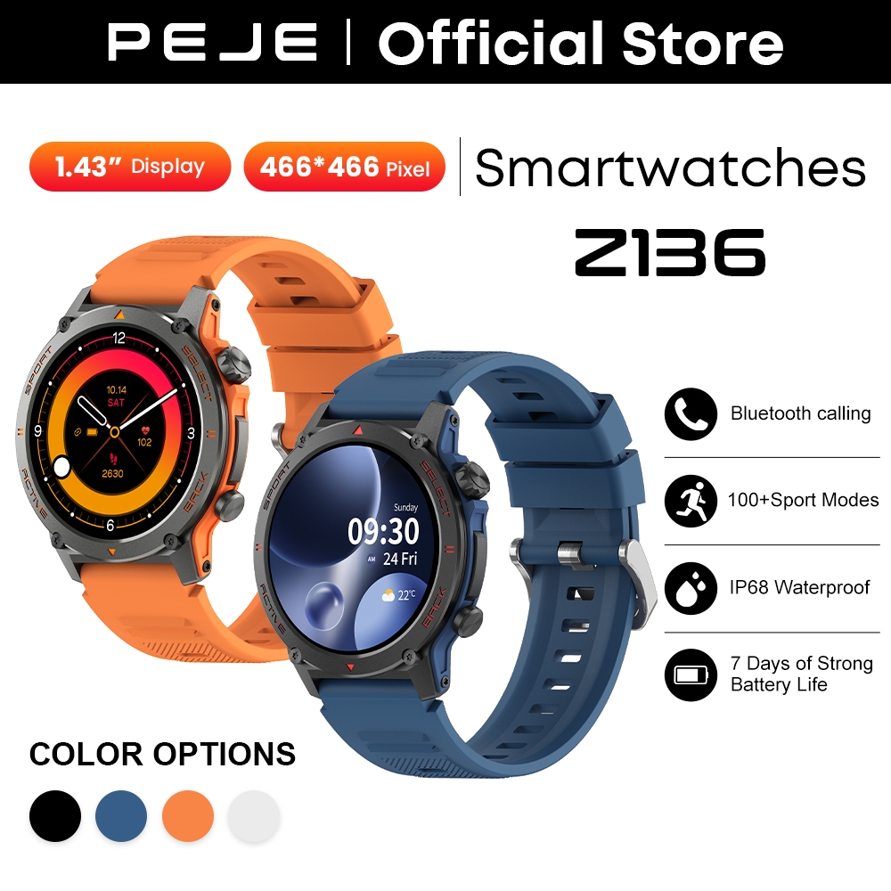 [PeJe Z136 Smart Watch] 1.43 