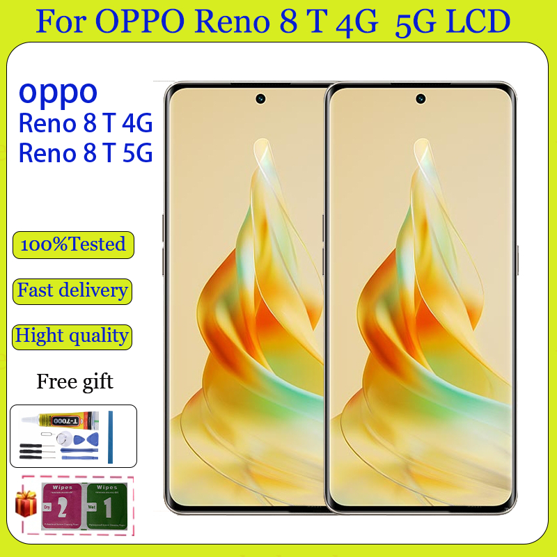 Schermo OLED con impronta digale per OPPO Reno7 Z 5G / Reno8 Z 5G