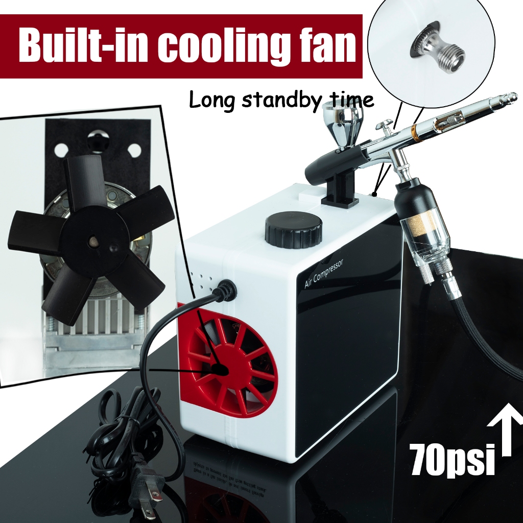 High pressure 70psi new air compressor features a stable and quiet heat ...