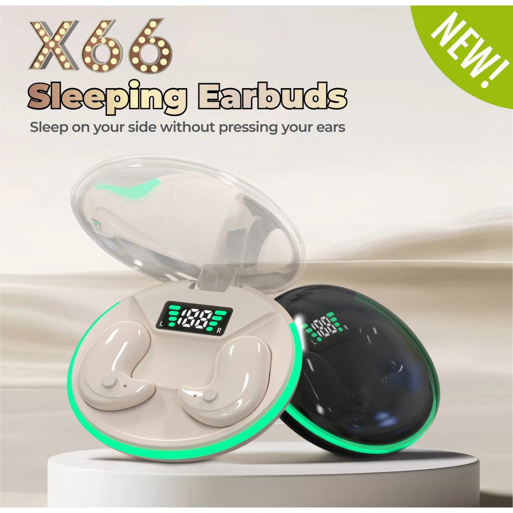KY X66 New Sleeping Earbuds (2 Freebies:1 Cartoon stickers+1 Game ...