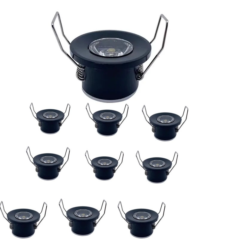 10pcs Small Spot Light 3W Mini LED Spotlight AC85-265V/DC12v 28mm ...